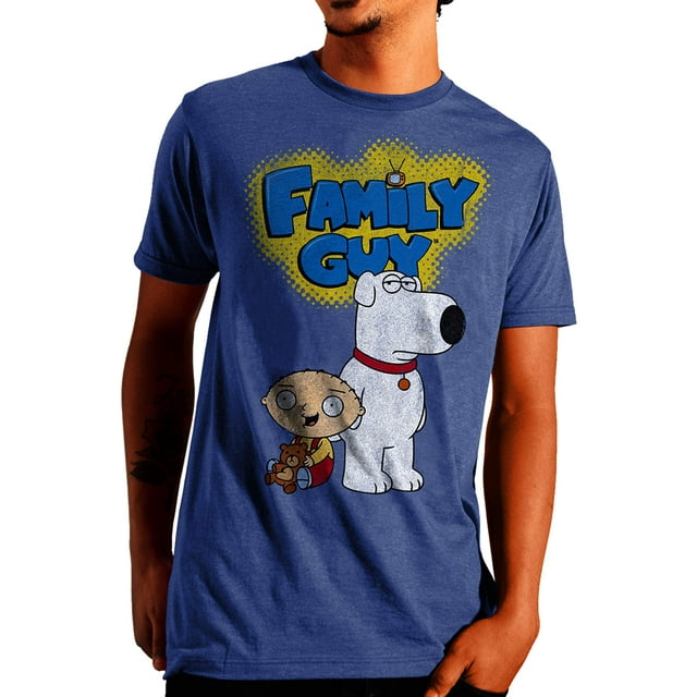 Family Guy Stewie and Brian Men's and Big Men's Graphic T-shirt