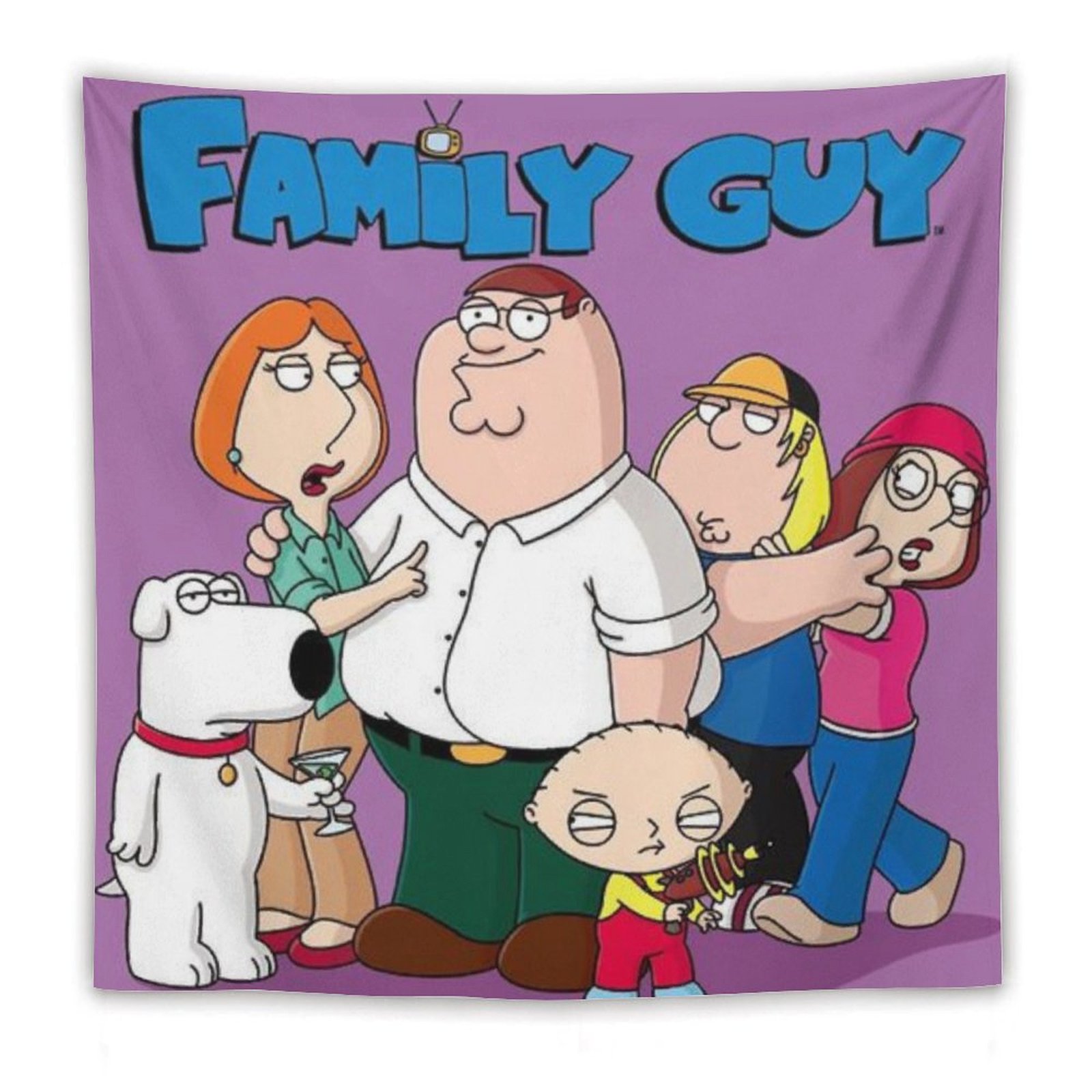 Family Guy Tapestry Gift Wall Hanging Backdrop for Room Bedroom Girls
