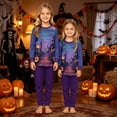 thumbnail image 1 of Family Halloween Matching PJs Set, Long Sleeve Shirt and Trousers Sleepwear Loungewear Outfits for Trick or Treat Party, 1 of 6