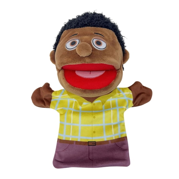 Family Hand Puppet Interactive Role Play Toy with Removable Mouth for Storytelling and Educational Pretend Play