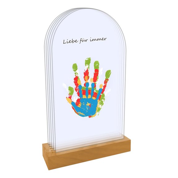Family Handprint Keepsake Kit with Decorative Memory Frame  Create Lasting Handprint Memories