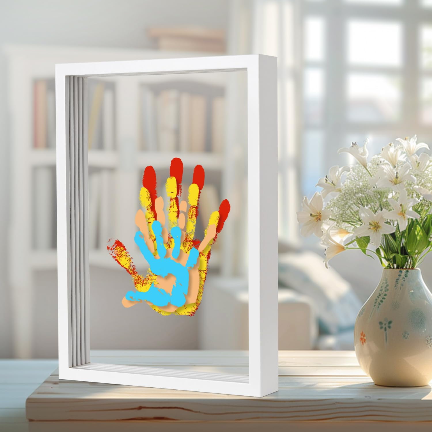 Family Handprint Kit, DIY Baby Hand Print Kit - Ideas Hand and 4 Sheets ...