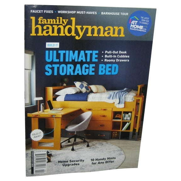 Family Handyman February / March 2025 Magazine Book - (Build It Ultimate Storage Bed)