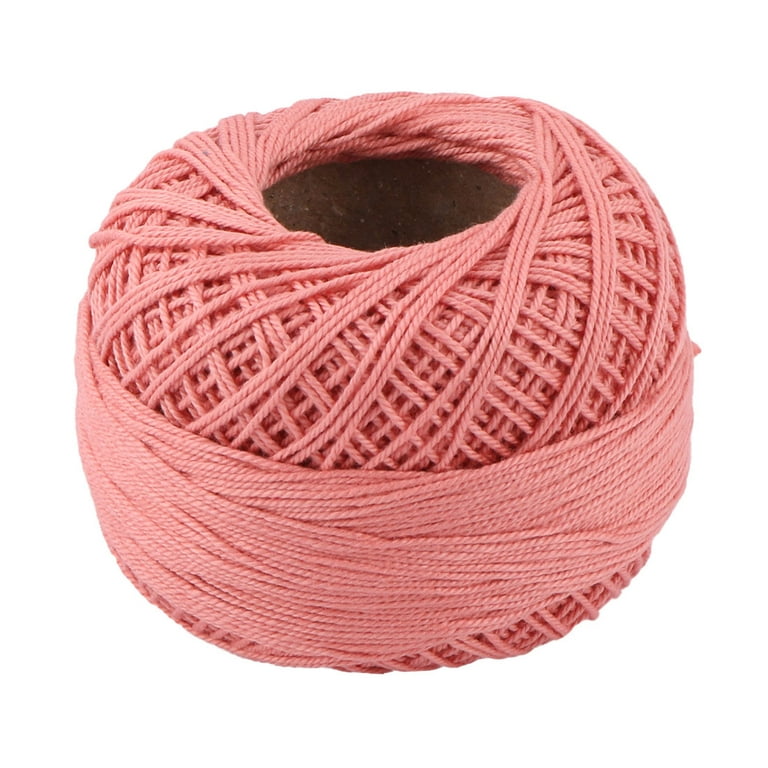  60g Pink Green Yarn For Crocheting And Knitting;66m (72yds)  Cotton Yarn For Beginners