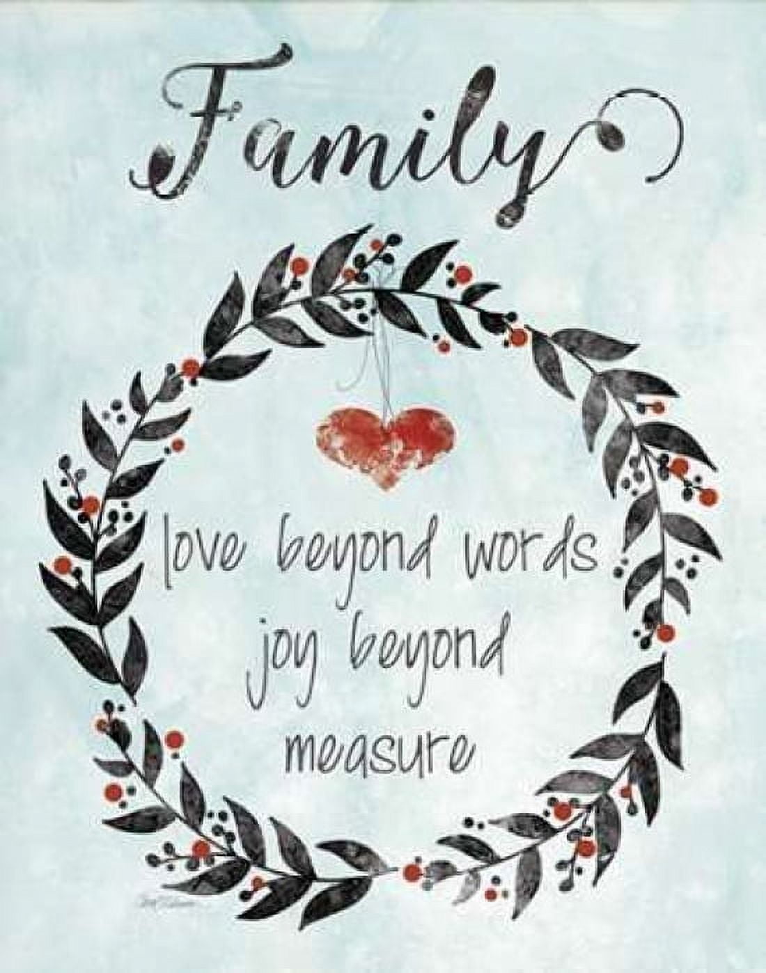 Family Heart Canvas Art - Carol Robinson (22 x 28)