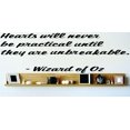 thumbnail image 1 of Family Hearts will Never be Practical Inspiring Quotes & Sayings Wall Decal Decoration Hearts will Never be Practical Famous Quote Lasts Years and Easily Removable - Size: 9 In(W) x 30 In(H), 1 of 3