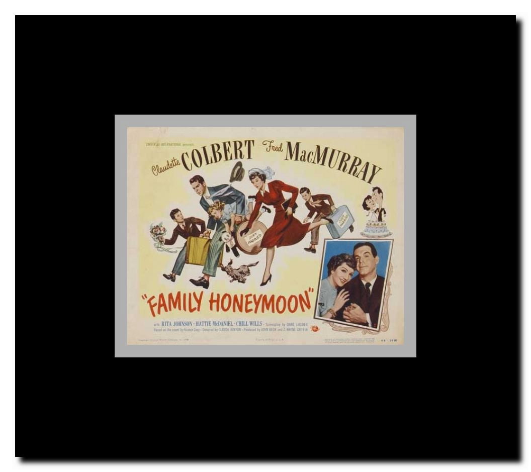Family Honeymoon Framed Movie Poster