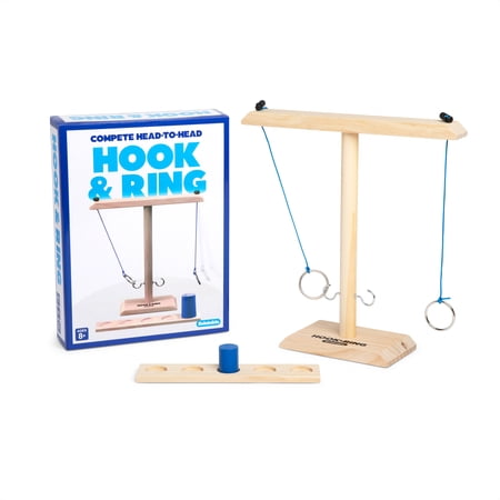 Hook & Ring Family by What Do You Meme? – Fun Ring Toss Family Game for Gatherings, 2 Player Games, for Kids Ages 8+