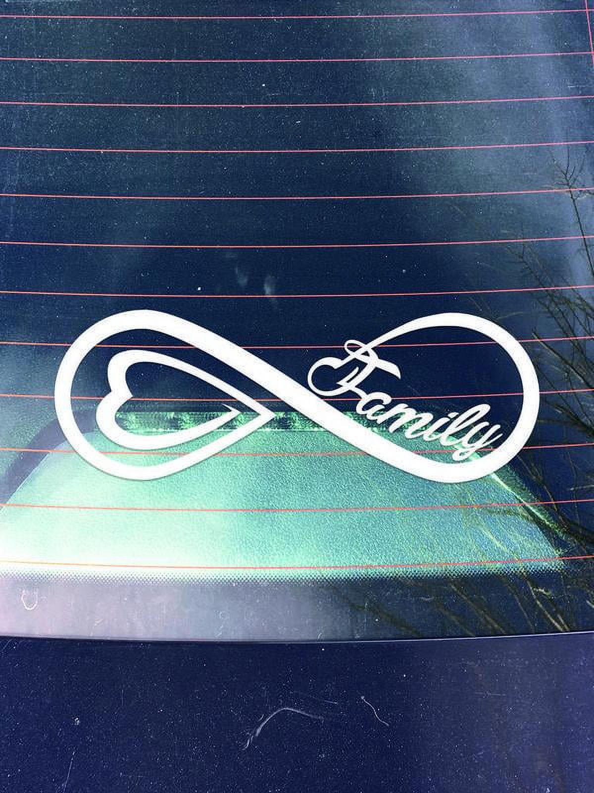Family Infinity Vinyl Decal Sticker Cars Trunks Vans SUVs Laptops