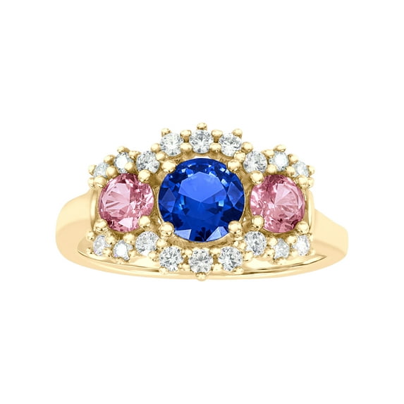 Family Jewelry Rejuvinate Personalized Mother's Ring in Sterling Silver, 10K Gold over Sterling Silver, 10K or 14K Gold/White Gold