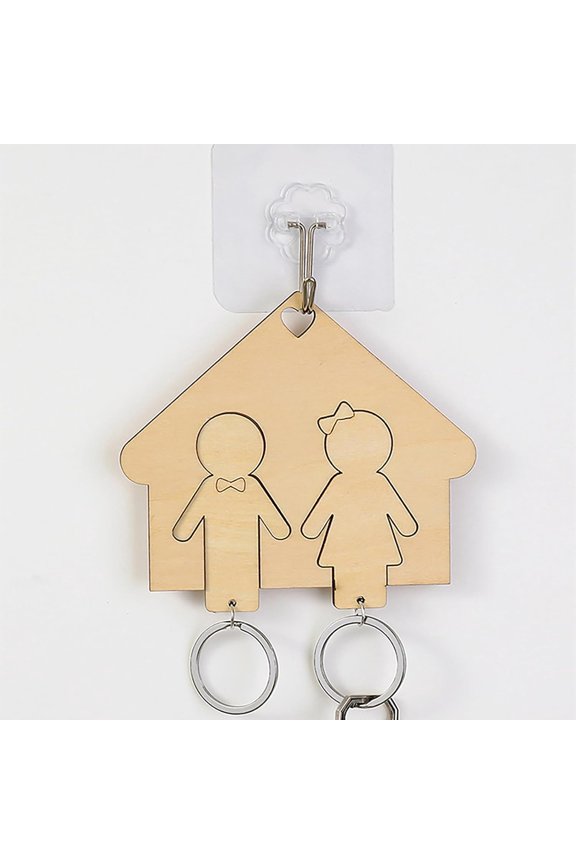 Family Key Holder House Key Chain Home Wall Hanger Key Chain Indoor Pendant