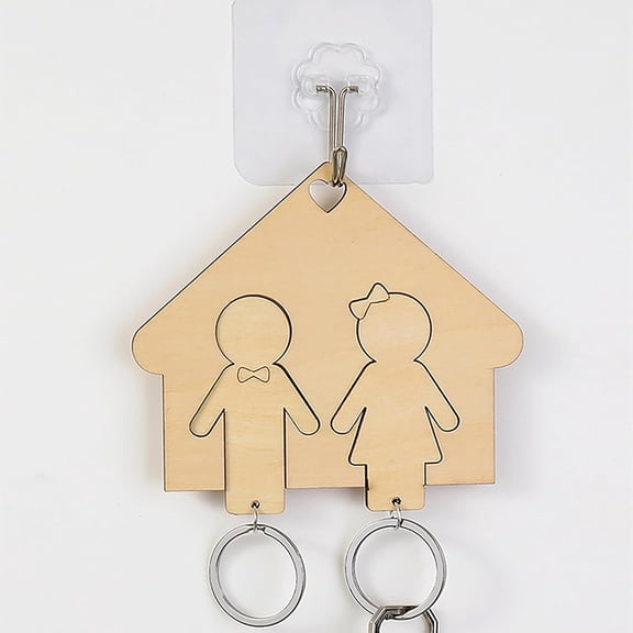 Family Key Holder House Key Chain Home Wall Hanger Key Chain Indoor Pendant
