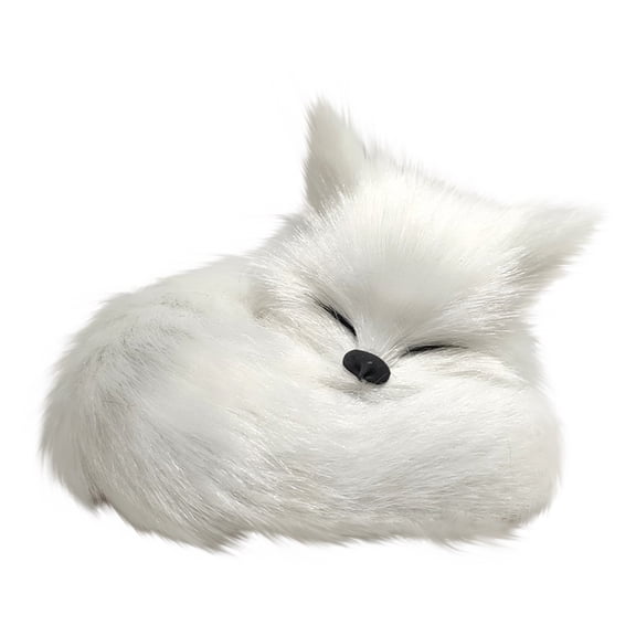 Family For Kids, Fox Plush Figurine, Handmade Detailed Model, Creative Ornament - Plush & Eco Pp Cotton, Soft Pillow Decoration, Hand/Machine Washable - Game