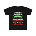 thumbnail image 1 of Family Lawyer by day Binge Eater by Christmas Unisex T-shirt S-3XL, 1 of 2