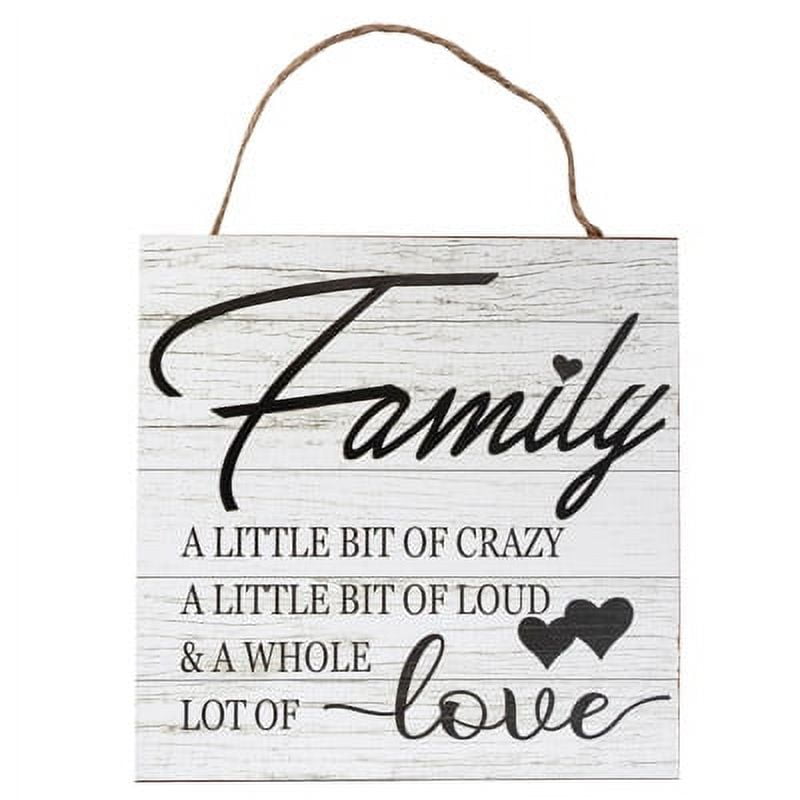Heart Home Signs Decor, Hanging Wood Sign Home Décor