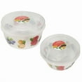 thumbnail image 1 of Family Maid 61437A Round Food Container with Print, Clear - Pack of 48, 1 of 1