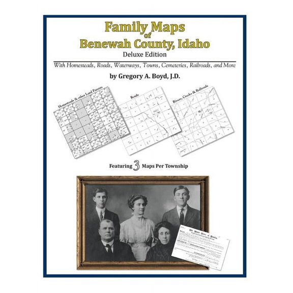 Family Maps of Benewah County, Idaho (Paperback)