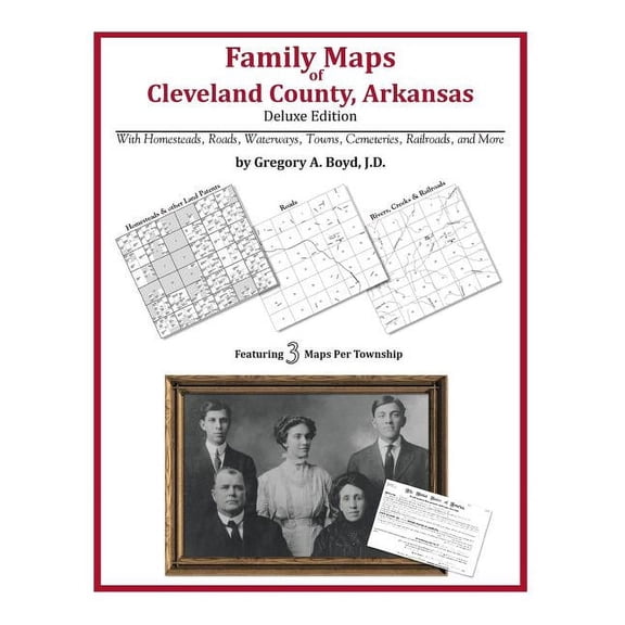 Family Maps of Cleveland County, Arkansas, (Paperback)