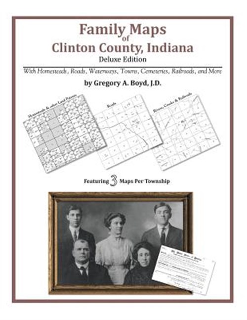 Family Maps of Clinton County, Indiana (Paperback) - Walmart.com