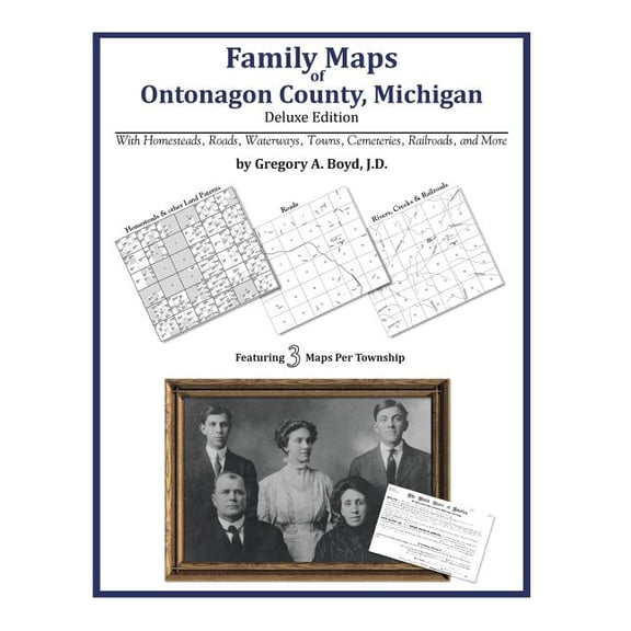 Family Maps of Ontonagon County, Michigan (Paperback)