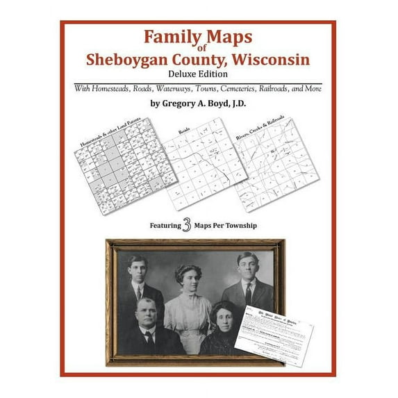 Family Maps of Sheboygan County, Wisconsin (Paperback)