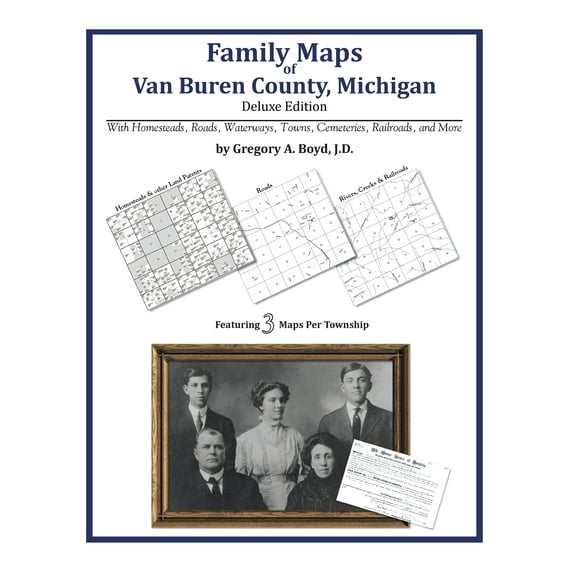 Family Maps of Van Buren County, Michigan