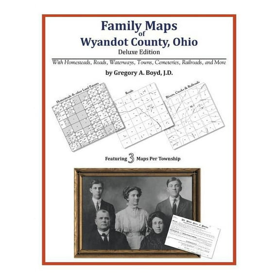 Family Maps of Wyandot County, Ohio (Paperback)