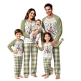 thumbnail image 1 of Family Matching Christmas Pajama Set, Christmas Tree Plaid Printed Holiday Sleepwear Pjs Fall Loungewear for Women,2XL, 1 of 5