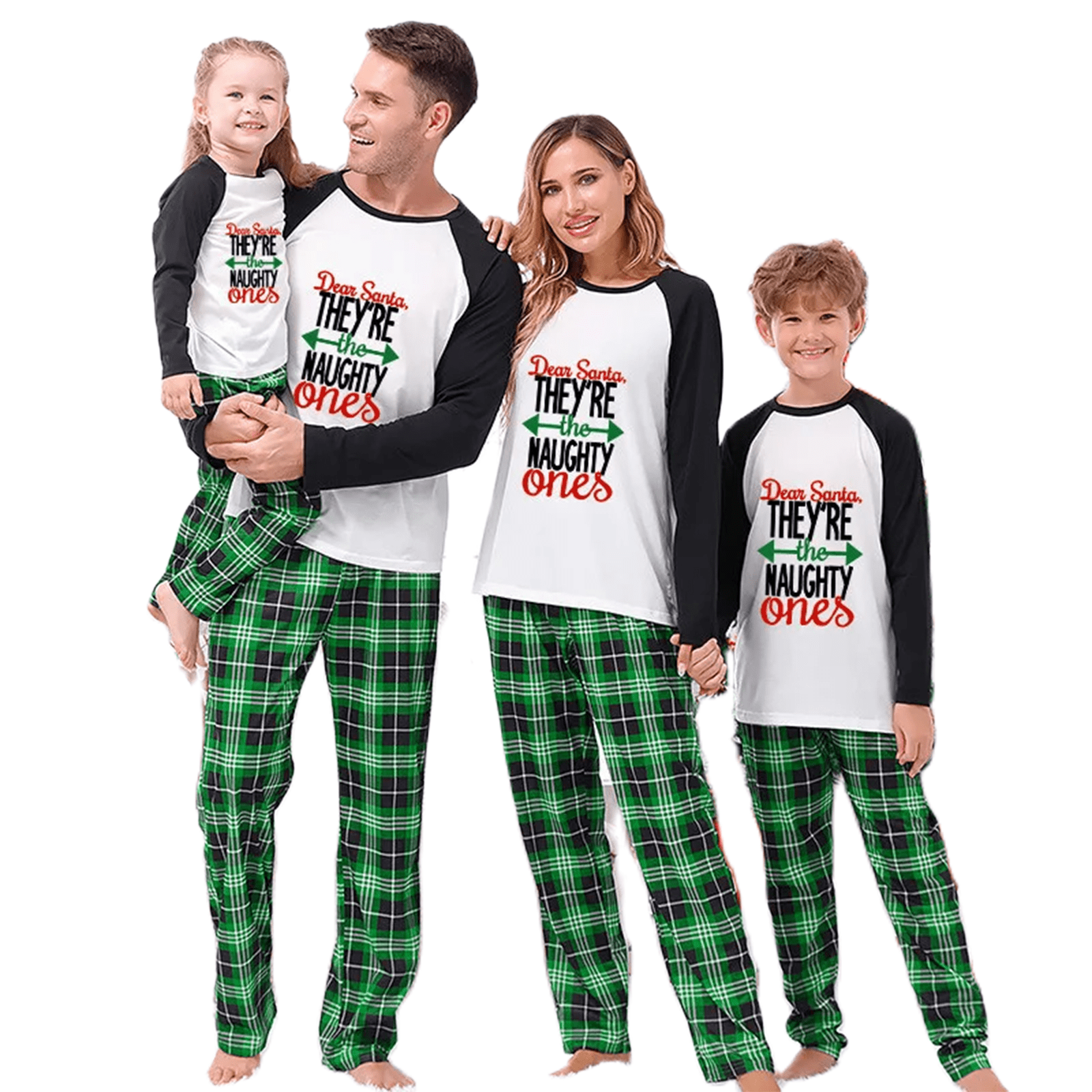 Family Matching Christmas Pajama Sets 2 Piece Sleepwear Xmas Holiday ...