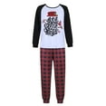 thumbnail image 1 of Family Matching Christmas Pajamas 2 Piece Long Sleeve Top & Pants Set Holiday PJs Loungewear, 1 of 7