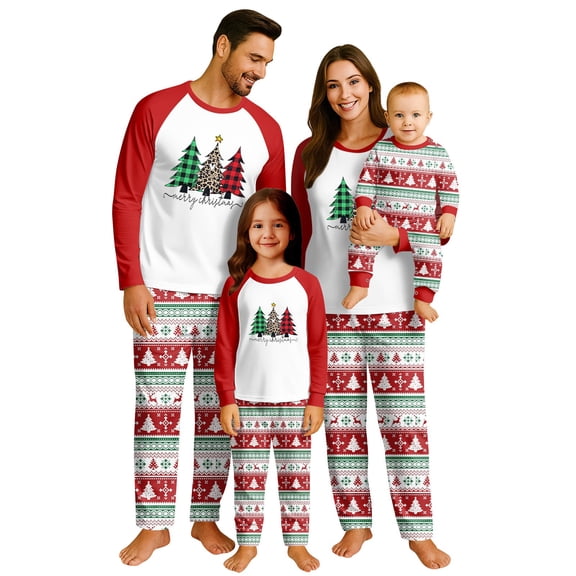 Family Matching Christmas Pajamas, Family Christmas Pajamas, Family Christmas Outfits, Christmas Pajamas for Family, Family Christmas Pajamas Pjs Matching Sets Top Sleepwear Jamies, Christmas Tree F
