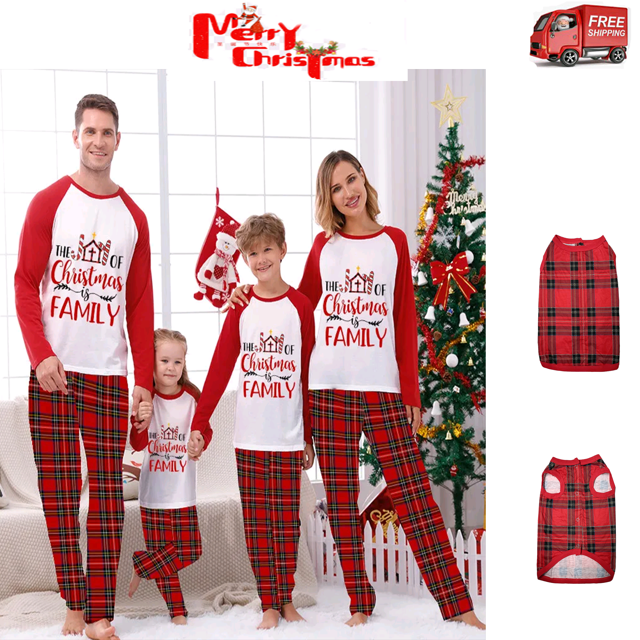 Family Matching Christmas Pajamas, ParentChild Pajamas