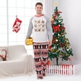 thumbnail image 1 of Family Matching Christmas Pajamas Reindeer Names Available in Sizes NB to 6XL with Pet Outfit, 1 of 6