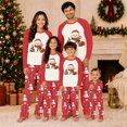 thumbnail image 1 of Family Matching Christmas Pajamas Set, Raglan Long Sleeve 2-Piece PJs for Family Members of All Ages, Christmas Printed Soft Holiday Loungewear for Xmas Photoshoot, 1 of 4
