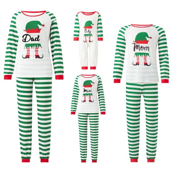 Family Matching Christmas Pajamas Sets Black Long Sleeve Tree Print Tops   Red Plaid Pants