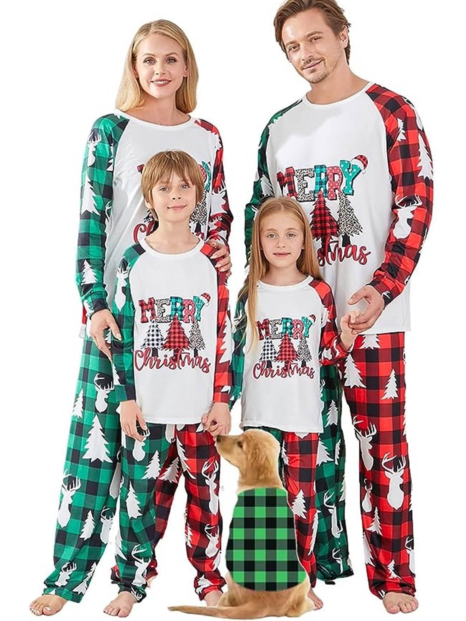 Youngnet christmas sweater family set couple pajamas matching sets pajama  holiday family pajama set mom and daughter