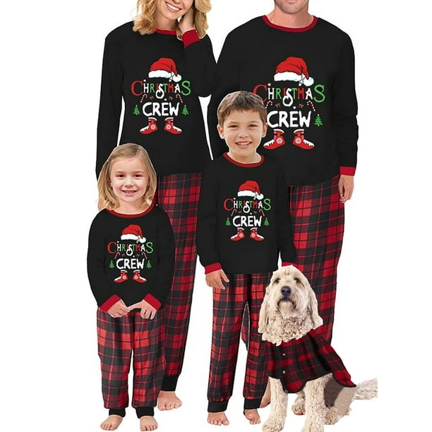 Family Matching Christmas Pajamas Sets Cotton Christmas Matching pjs