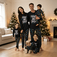 thumbnail image 1 of Baby Christmas Pajamas, Family Matching Long Sleeve Romper, Holiday One Piece Sleepwear for Christmas Morning and Family Photos, 1 of 4