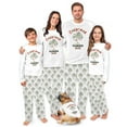 thumbnail image 1 of Family Matching Christmas Pajamas Tropical Holiday Palm Tree, Cotton And Polyester, Size NB - Men 6XL, 1 of 7