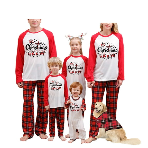 Family Matching Christmas Pajamas Women Men Holiday Pajamas Boys Girls Sleepwear Christmas Pjs