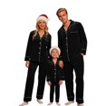 thumbnail image 1 of Family Matching Christmas Pjs Velvet Pjs Long Sleeve Button down Nightwear Set Warm Cozy Pajamas Matching Pajamas for Family, 1 of 5