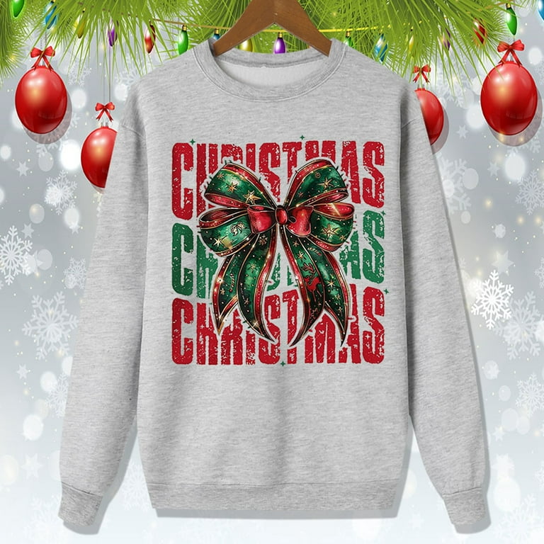 Family Matching Christmas Sweatshirts Funny Cozy Christmas Sweater