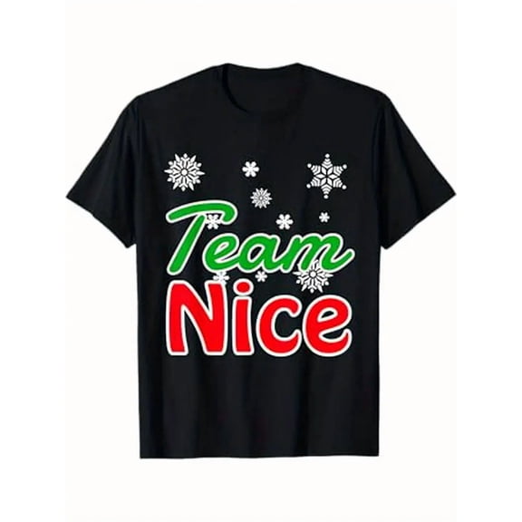 Family Matching Graphic T-Shirt Santa Print 100% Cotton for Men Women