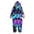 thumbnail image 1 of Family Matching Halloween Onesie Pajamas Adult Halloween Onesie Pumpkin Printed Pjs One Piece Loungewear Sleepwear for Men Women, 1 of 3