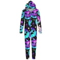 thumbnail image 1 of Family Matching Halloween Onesie Pajamas Adult Halloween Onesie Pumpkin Printed Pjs One Piece Loungewear Sleepwear for Men Women, 1 of 3
