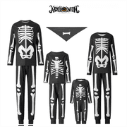 CAITZR Family Matching Halloween Pajamas, Funny Skeleton Printed Onesies PJs Holiday Loungewear for Men/Women/Kids