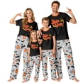 thumbnail image 1 of Family Matching Halloween Pajamas Set - 2 piece Halloween Short Sleeve Top & Pants ,Halloween Pjs for Family Photos for Family Halloween Night for 6 Years Pjs, 1 of 6