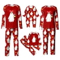 thumbnail image 1 of Family Matching Halloween Pajamas Set Cute Ghost Print Long-Sleeved Tops Trousers Sleepwear Outfits Holiday Sleepwear PJs, 1 of 9