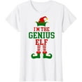 Family Matching I'm Genius Elf Christmas Premium TShirt