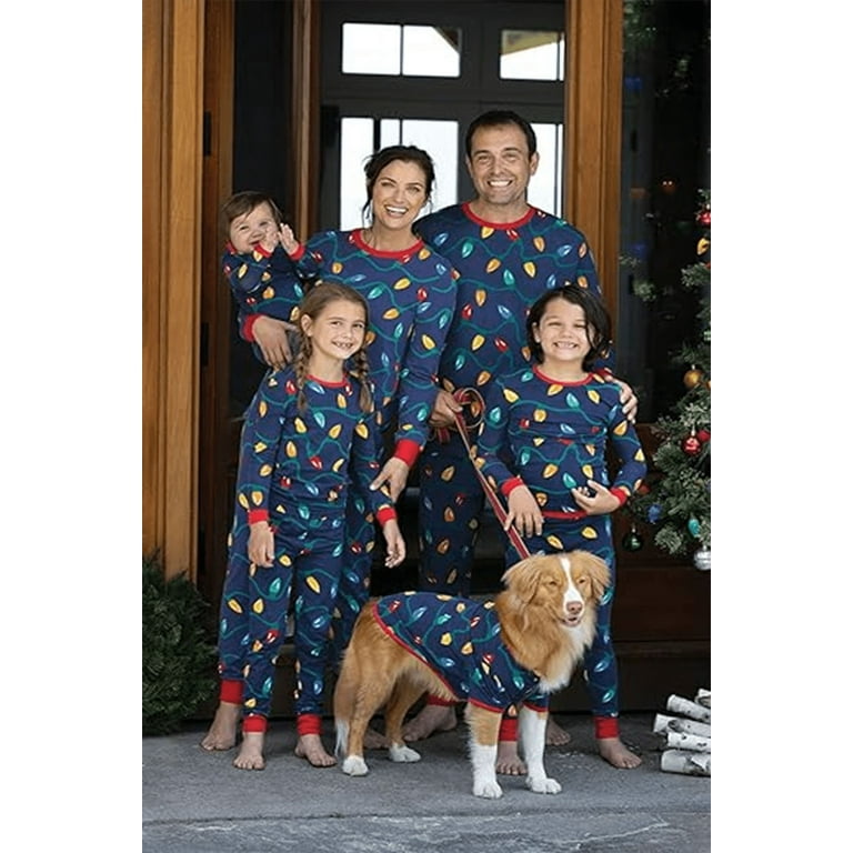 Mom dad and dog christmas pajamas hot sale